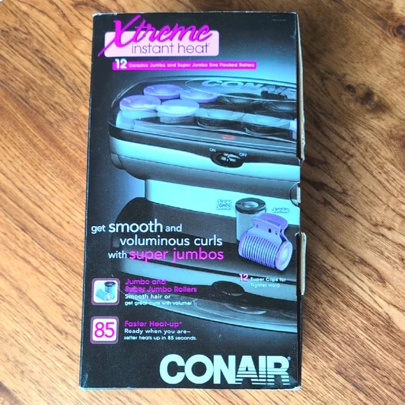 Conair Xtreme Instant Heat Hot Rollers NIB - Picture 2 of 7